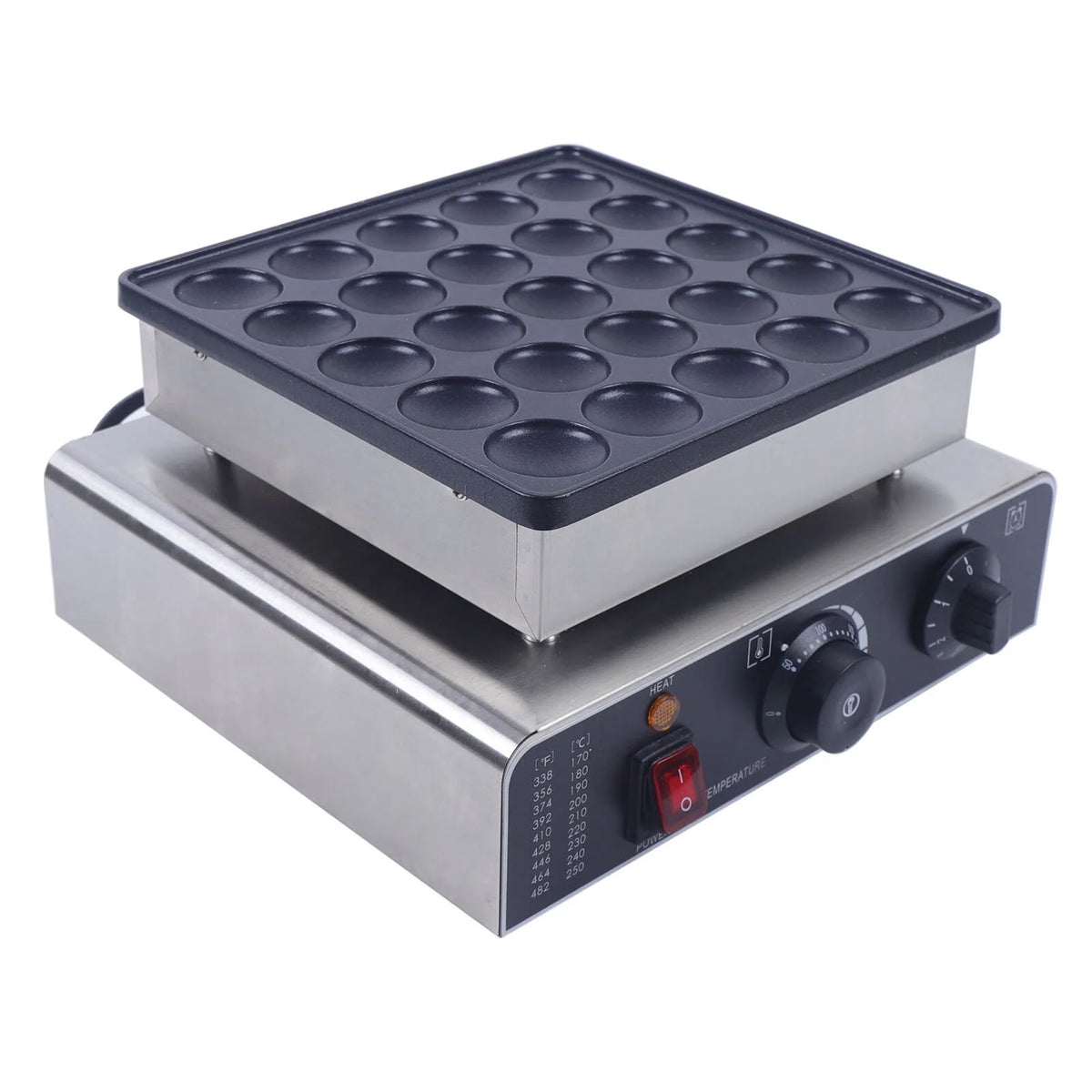 25 Holes Electric Nonstick Pancake Maker Machine U4824