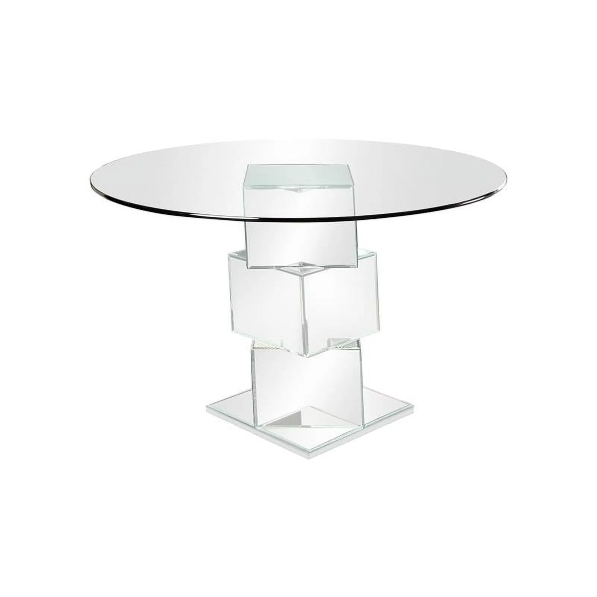 Glass Top 5-Piece Dining Table Set in Black B437