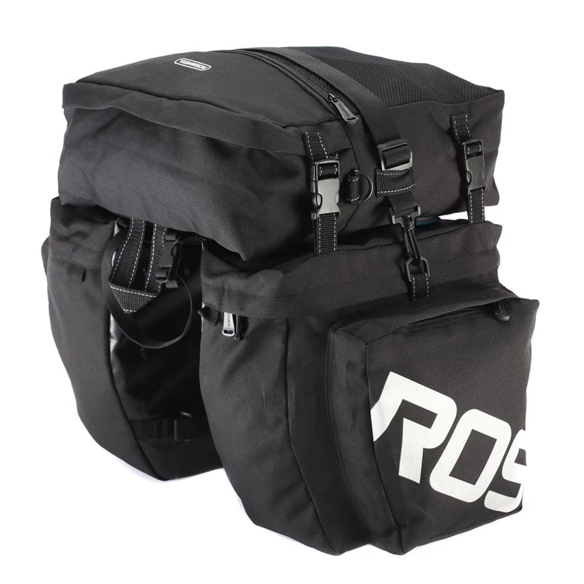 3 in 1 Multifunction Mountain Bike Bag Pannier Rear Seat Trunk Bag with Waterproof Rain Cover M23613