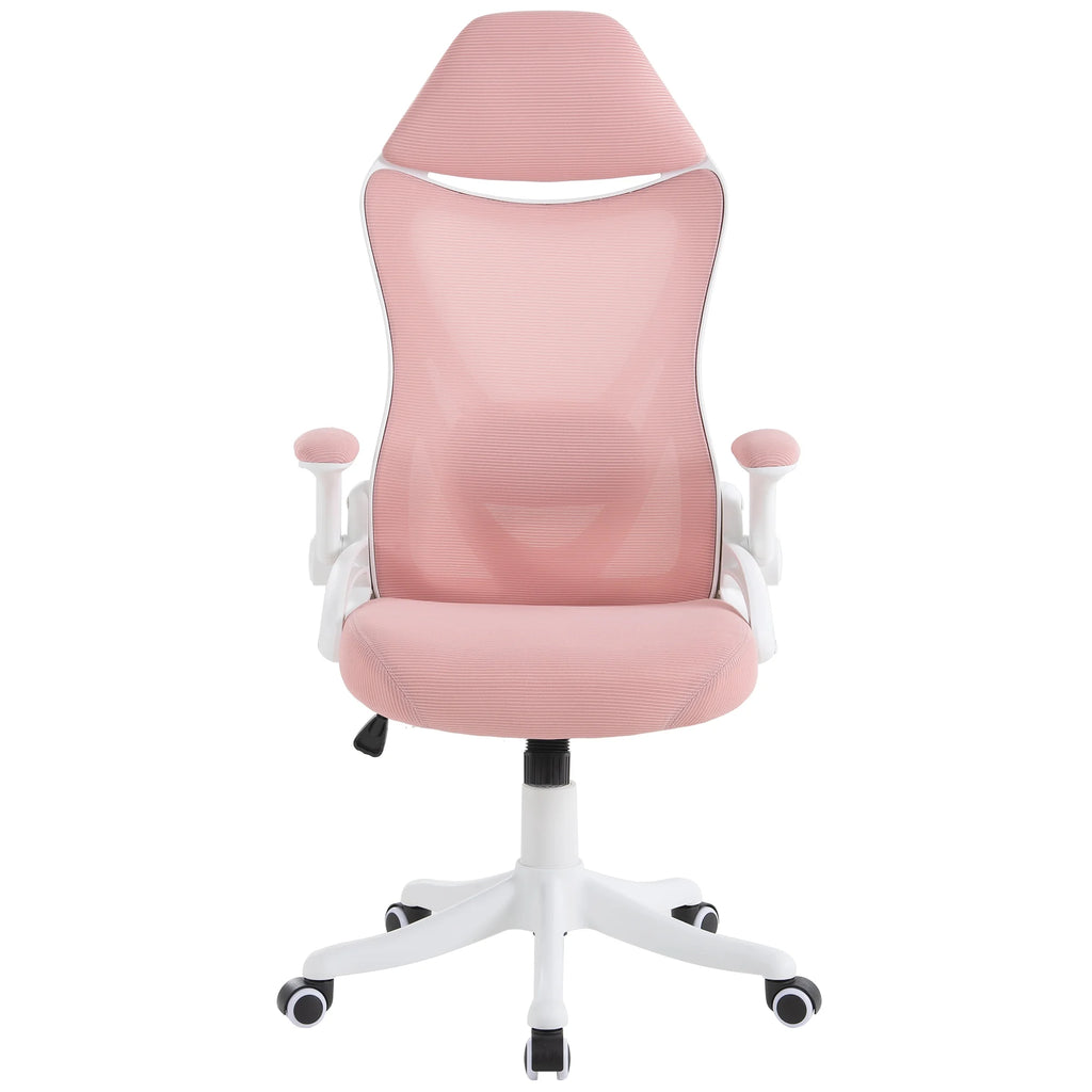 Pink Adjustable Mesh Ergonomic Office Chair J657816