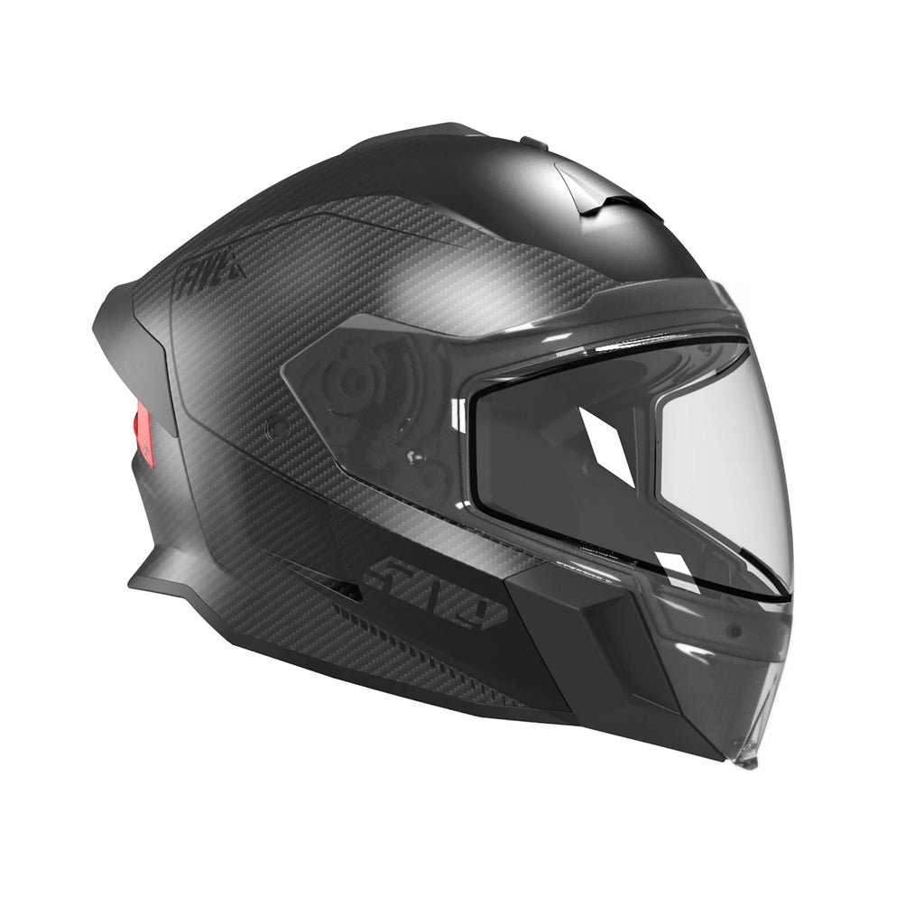 Black Ops Snowmobile Helmet with Heated Visor C491