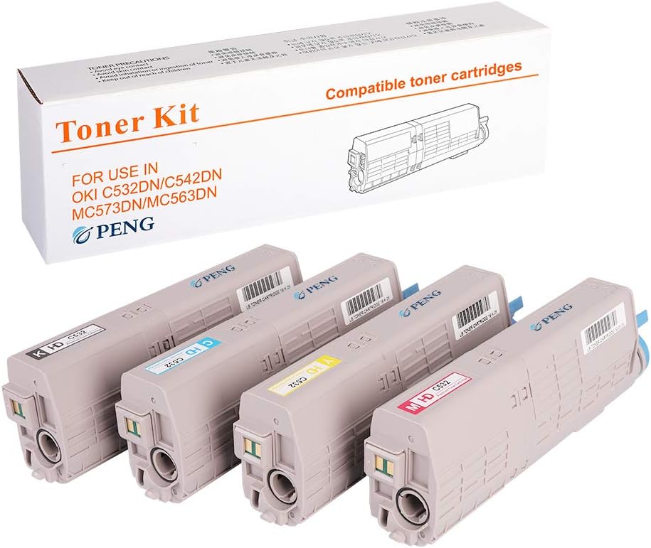 4-Color Pack High Yield Toner Cartridges E693561