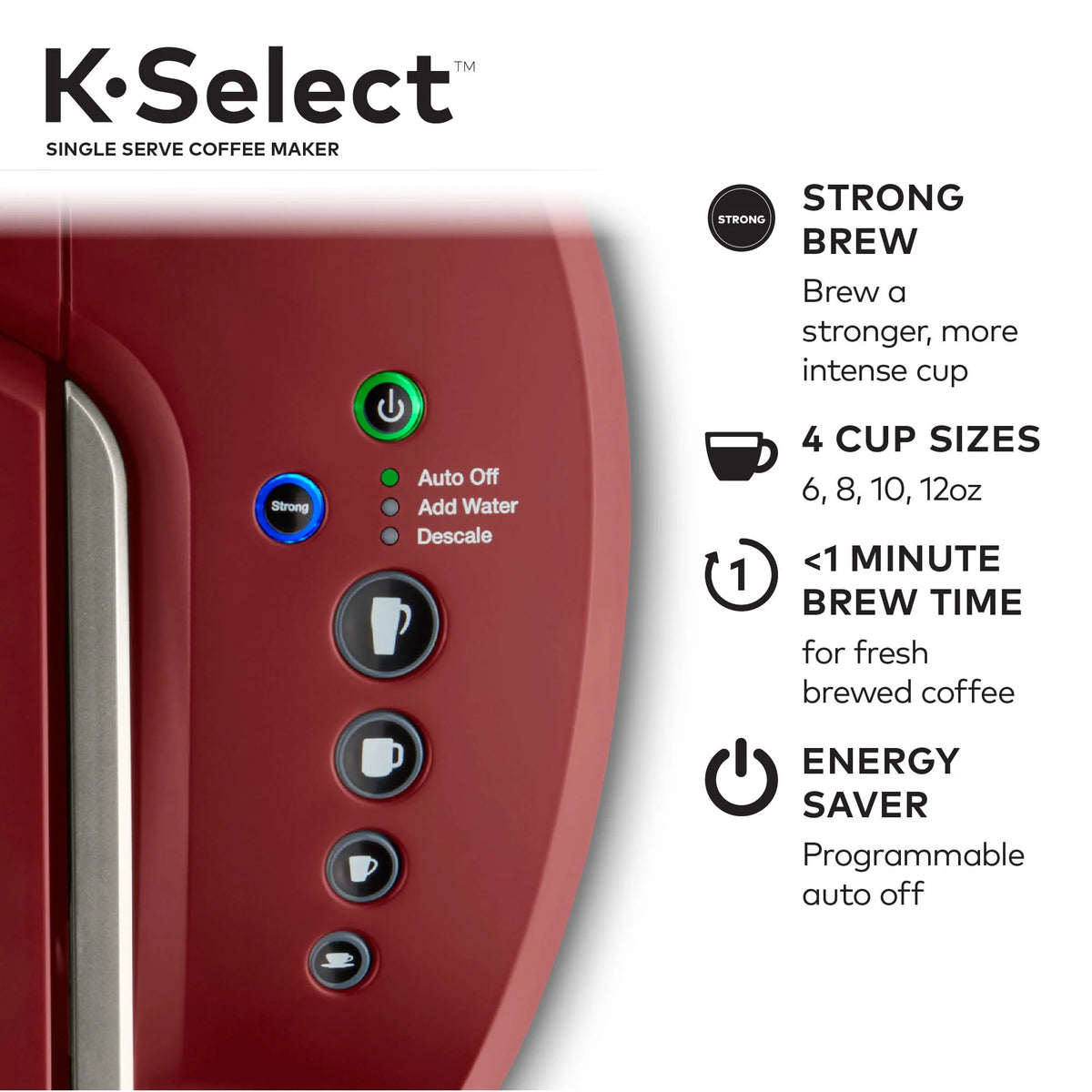 Single-Serve K-Cup Pod Coffee Maker T152242