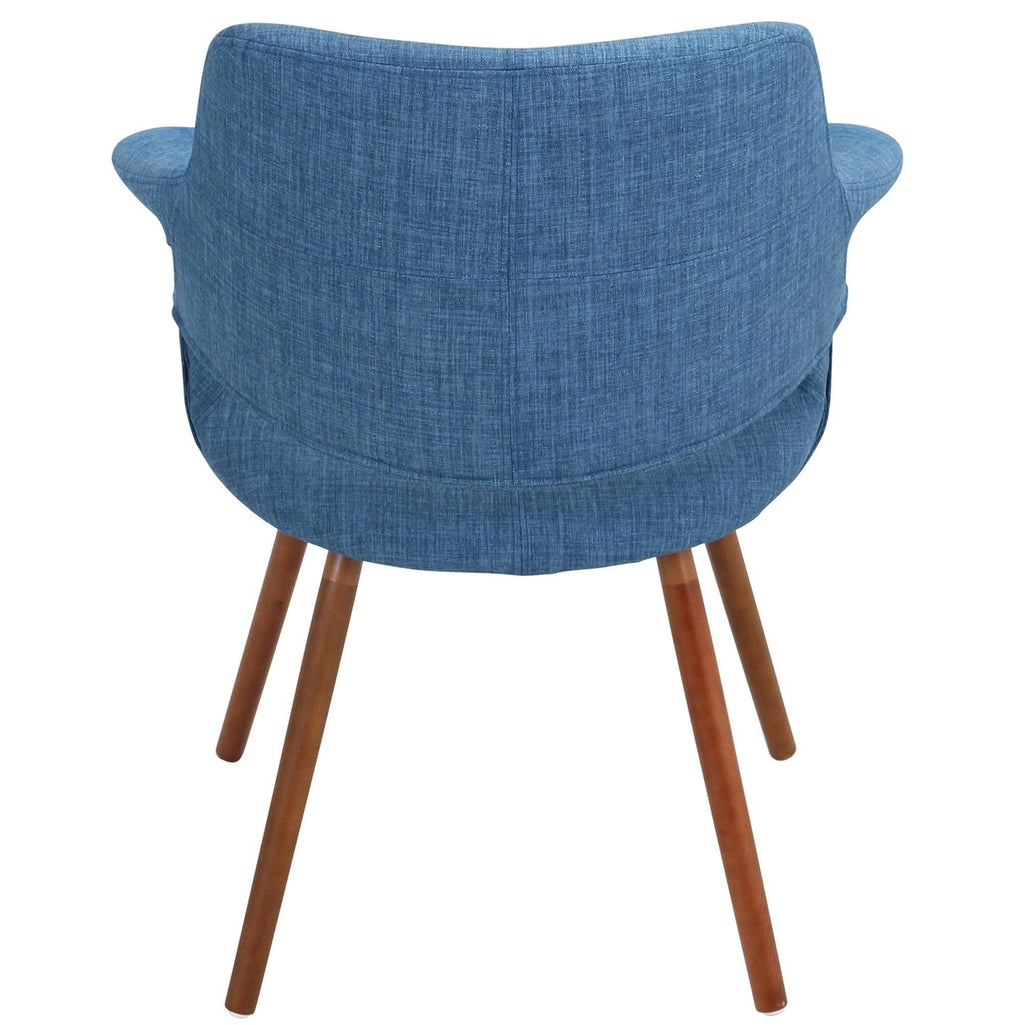 Mid-Century Modern Chair in Orange X19274