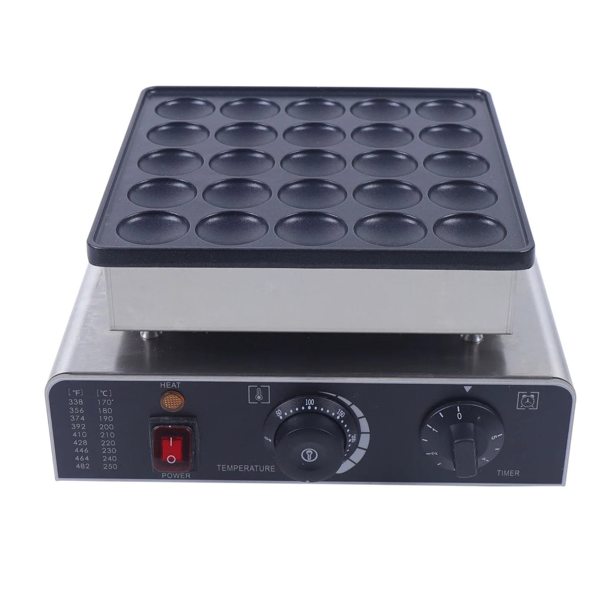 25 Holes Electric Nonstick Pancake Maker Machine U4824