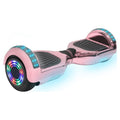 Pink Chrome Self Balancing Electric Scooter with LED Lights K7274
