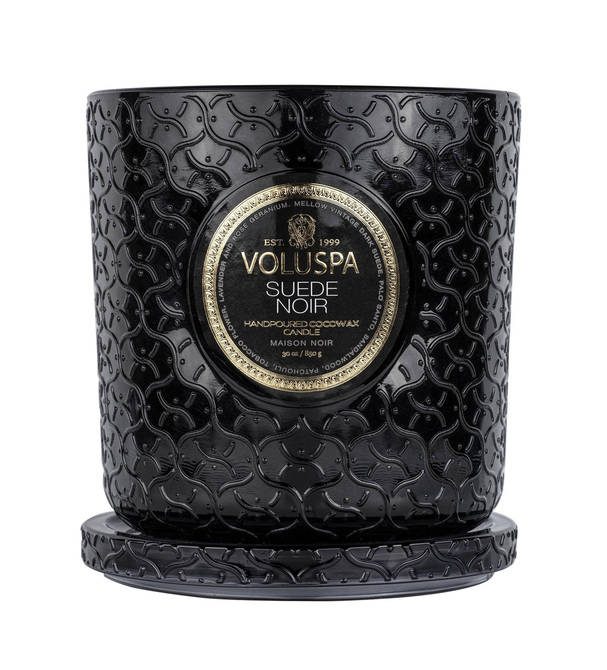 Black Suede Noir Luxe Candle M398