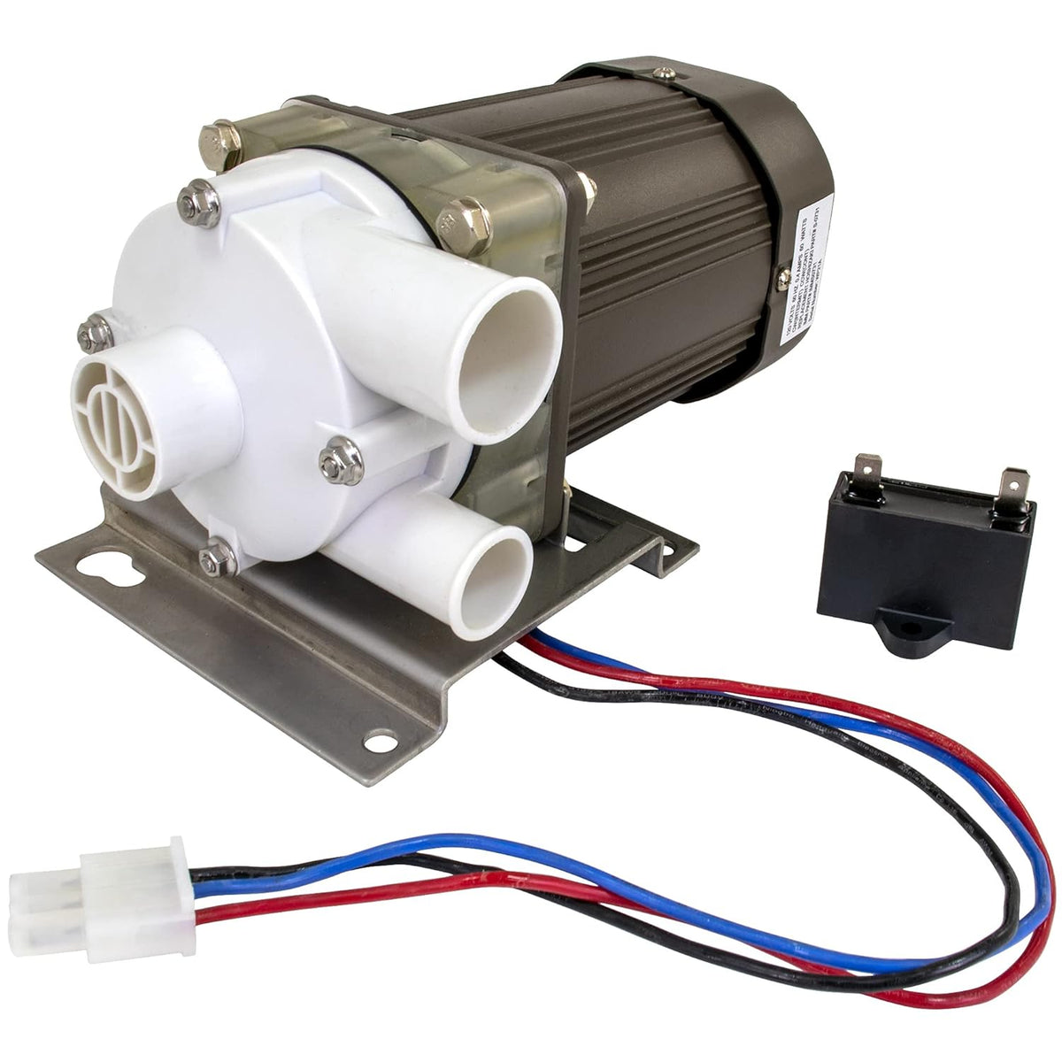 Ice Machine Motor Replacement with Mounting Plate and 14 inch Cable B83898
