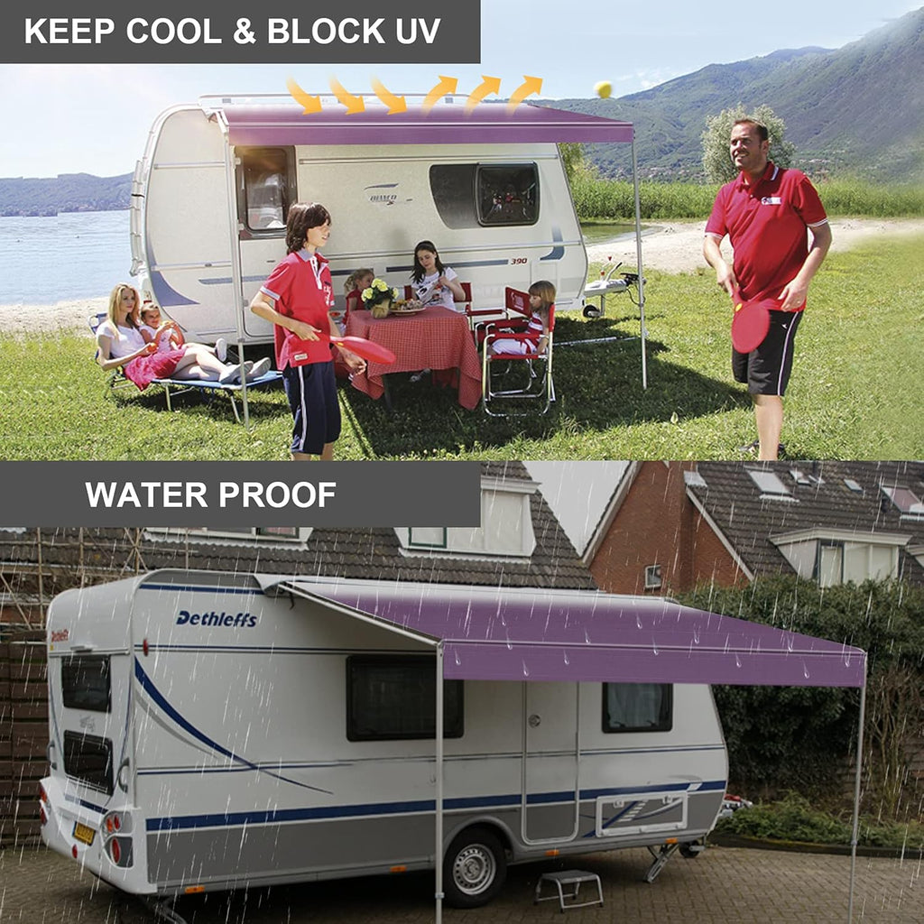 16' Waterproof Vinyl RV Awning Fabric Replacement X72104