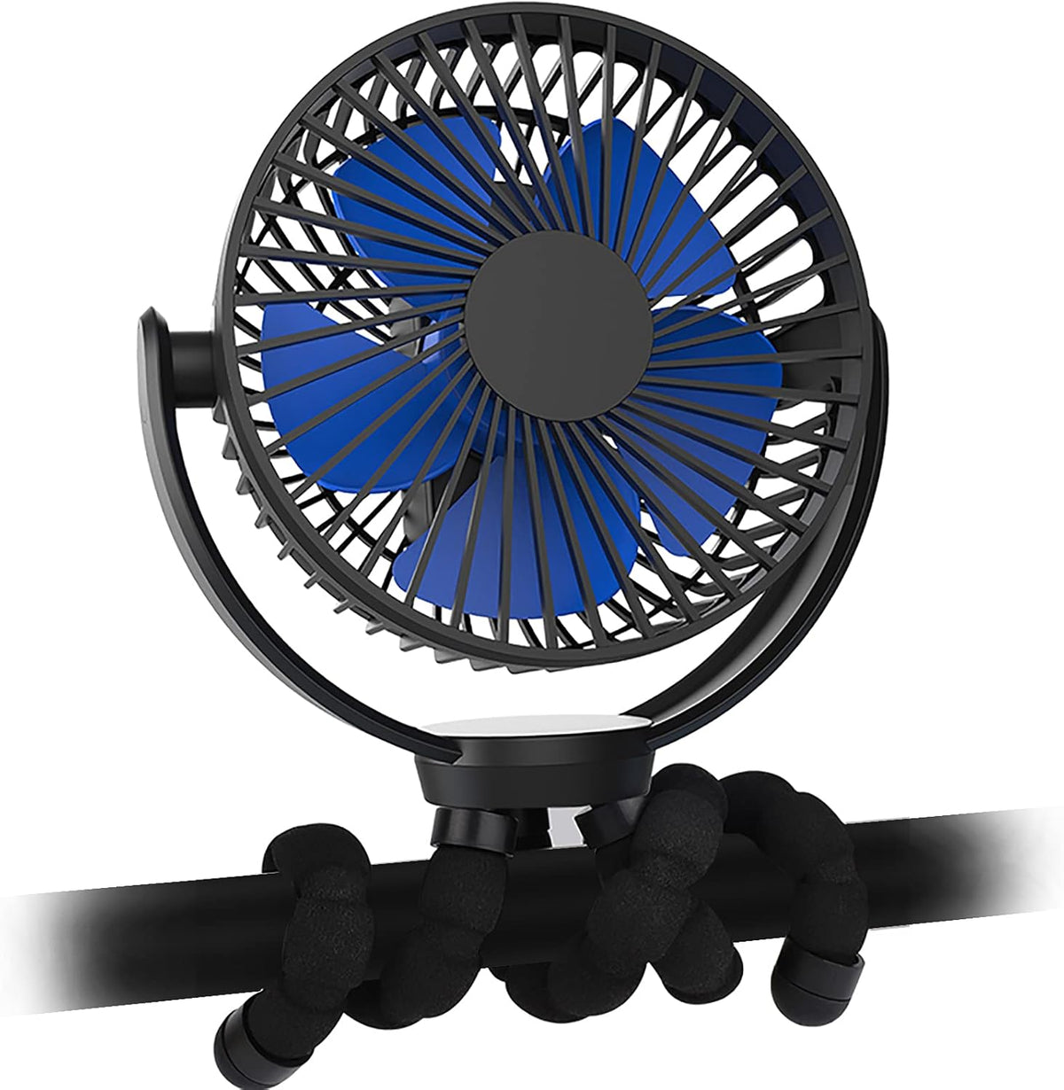 20000mAh Rechargeable USB Desk Fan with Timer, 3 Speed, 360° Rotation, Pack of 2 Y440
