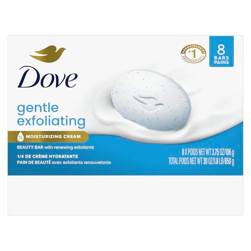 8 Bars Gentle Exfoliating Beauty Bar Soap 3.75 oz F6662