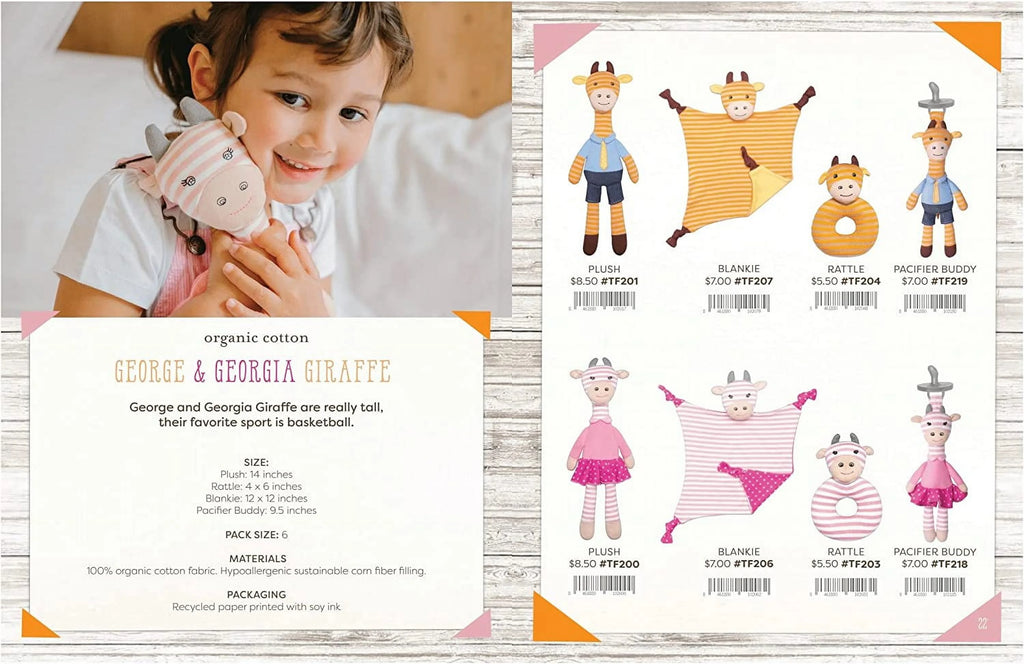 Organic Farm Buddies George Giraffe Y21039