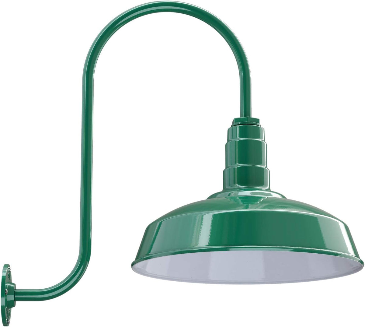16 Dome Gooseneck Outdoor Wall Mounted Barn Light B124840