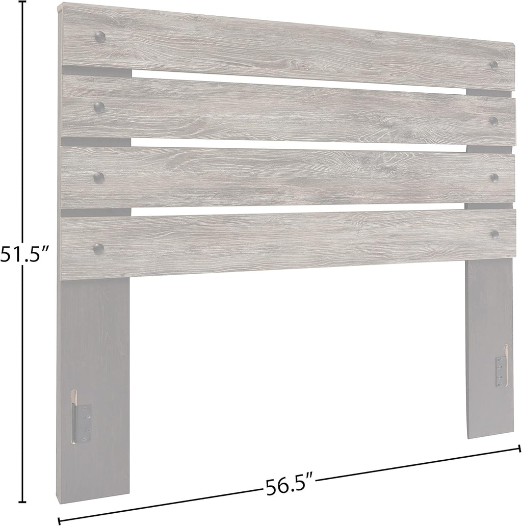 Full Weathered Gray Open Slat Panel Headboard Q5715
