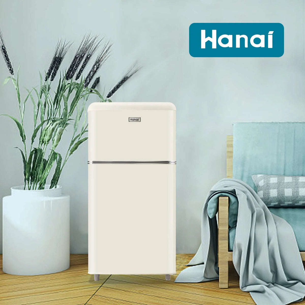 3.5 Cu.ft Retro Mini Fridge with Freezer I2607