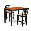 Counter Height Pub Table & 2 Chairs Black Z60784