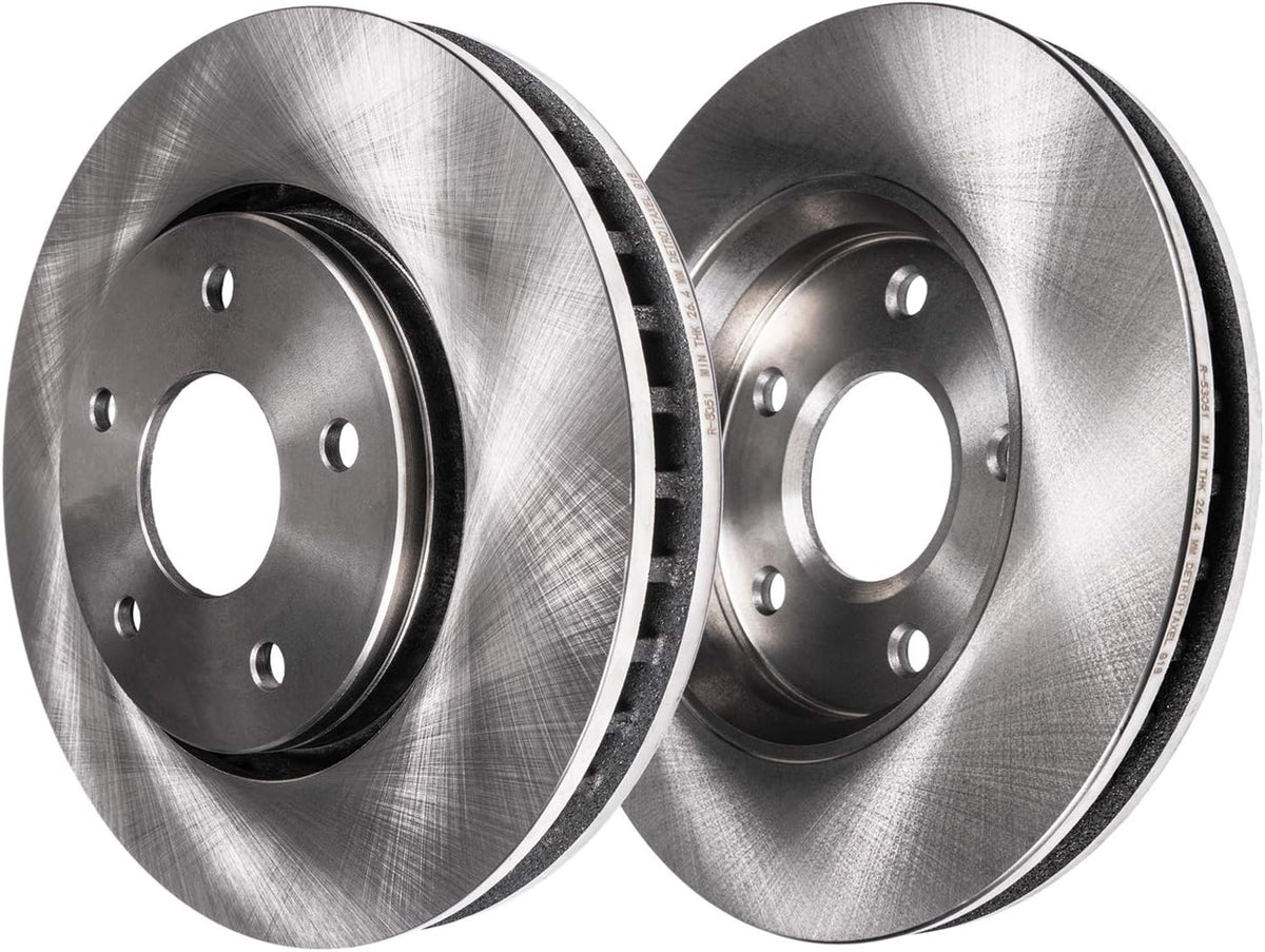 11.10" Front Disc Rotors and Brake Pads 4pc Set C869072