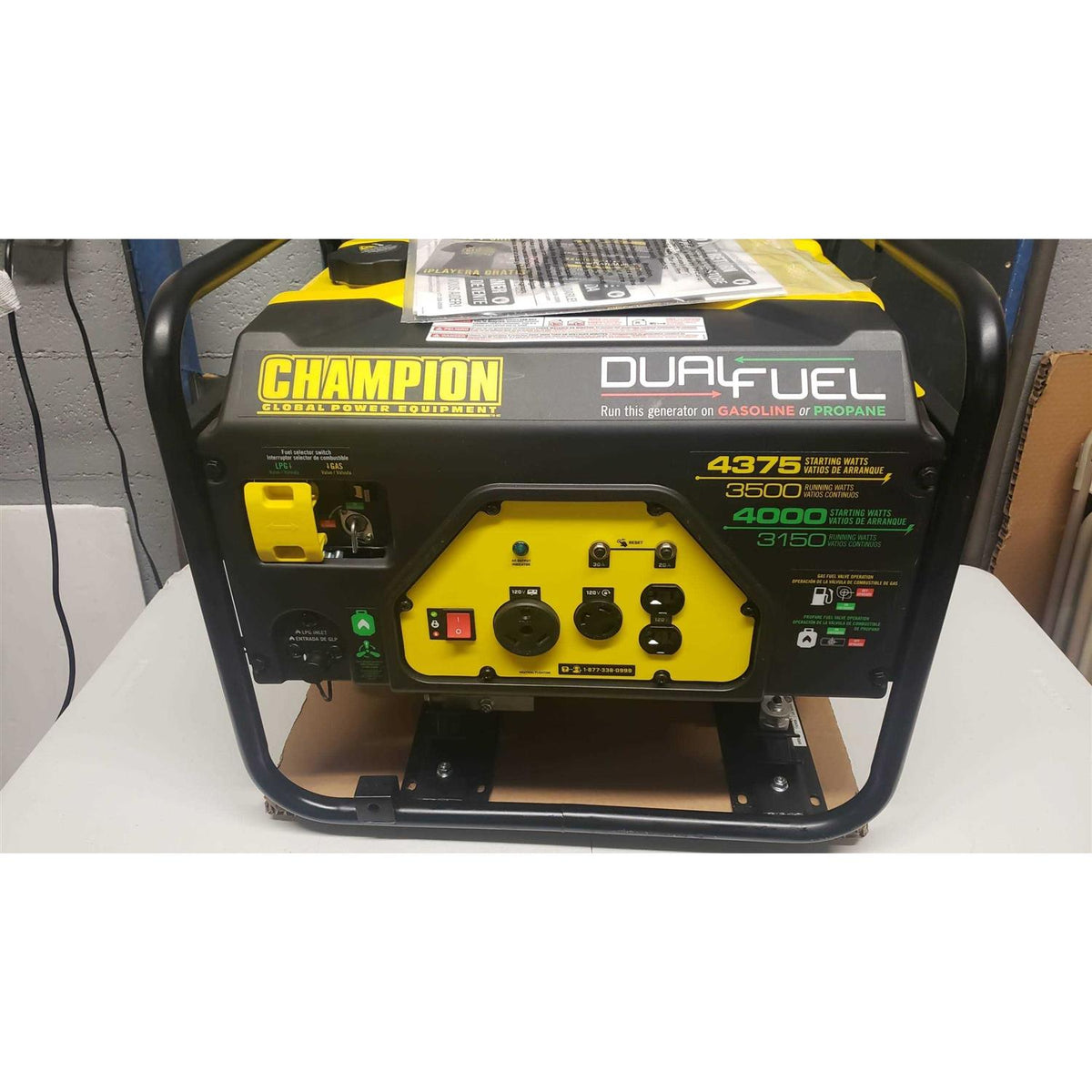 3500W/4375W Dual Fuel Generator G212171