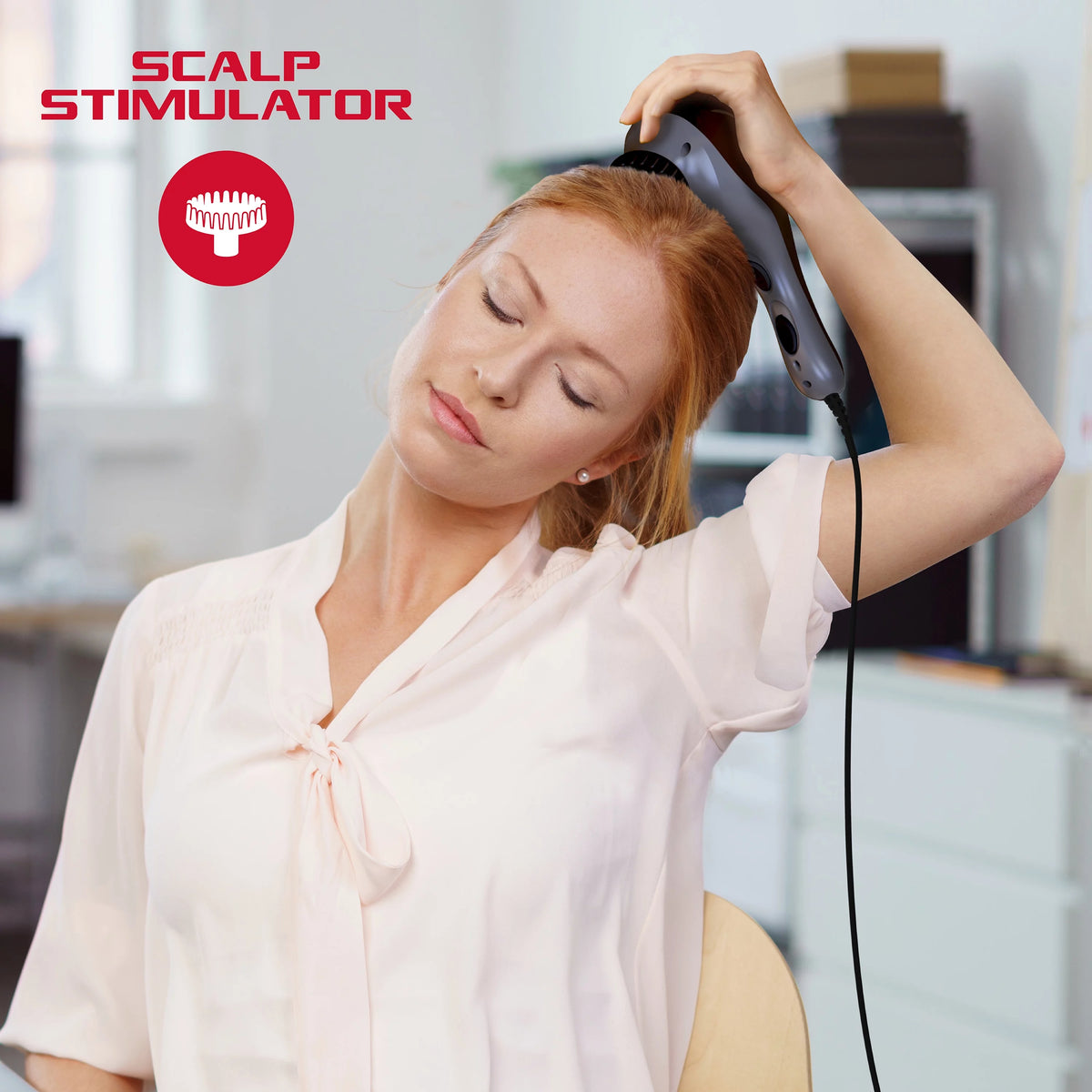 Handheld Heat Therapy Neck and Back Massager Y8186