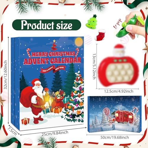 Fidget Advent Calendar 2025 24 Days Fidget Toys C779501