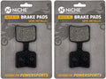 Brake Pad Set Rear Semi-Metallic 2 Pack G39269