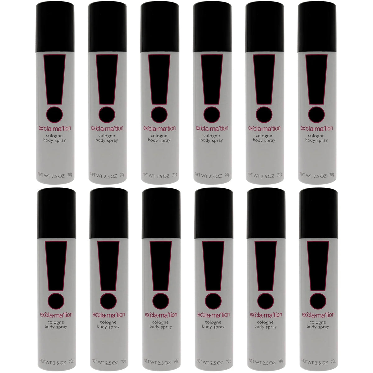 12 Pack 2.5 Fl Oz Cologne Body Spray P4305