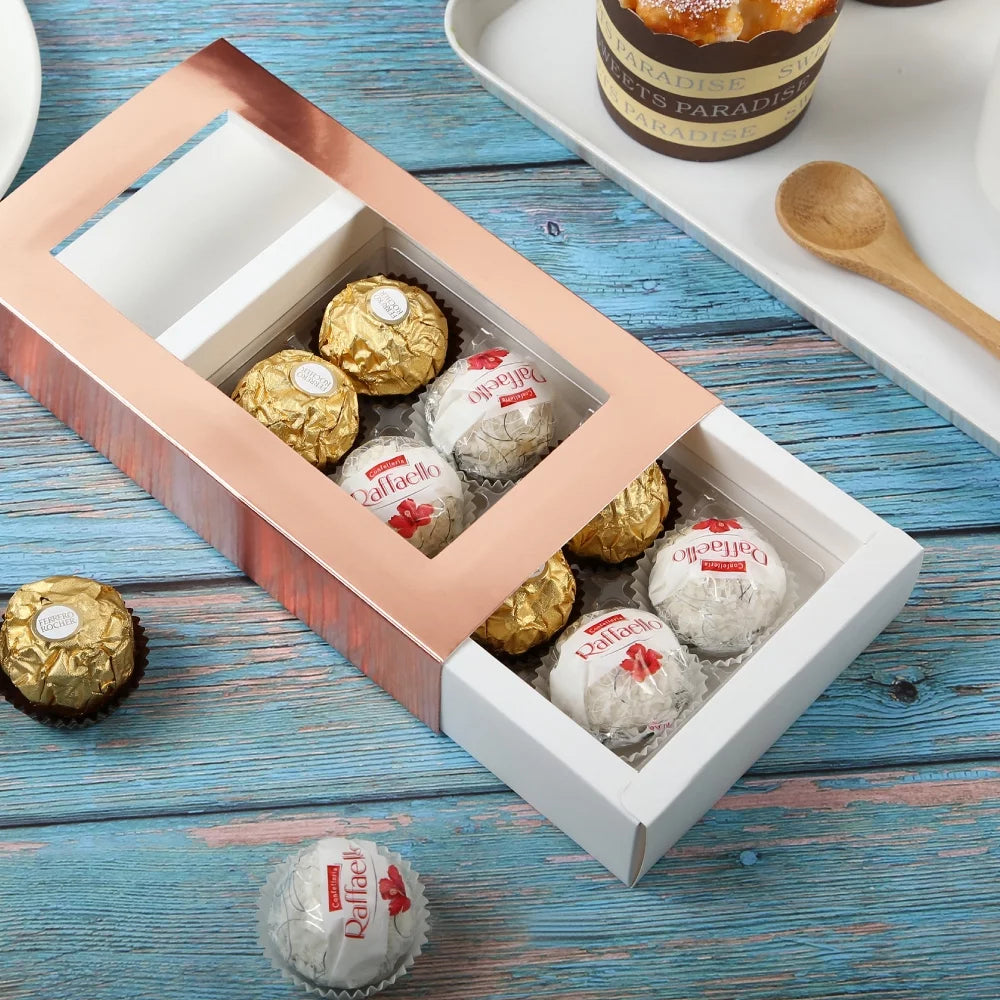 20 Pack Truffle Boxes with 8-Piece Trays F3156