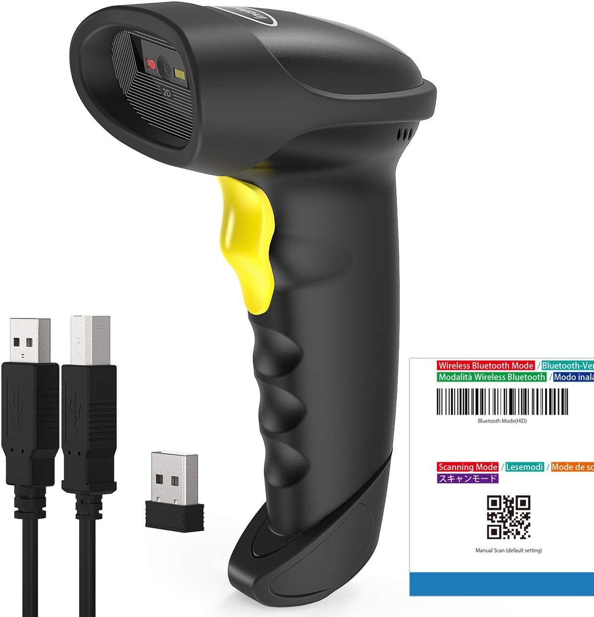 Wireless Bluetooth 2D Barcode Scanner R145781