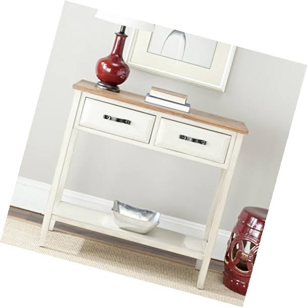 White Birch Console Table M293