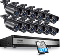 1080p 16 Channel Security Camera System with 2TB Hard Drive and 16 Bullet Cameras W315918