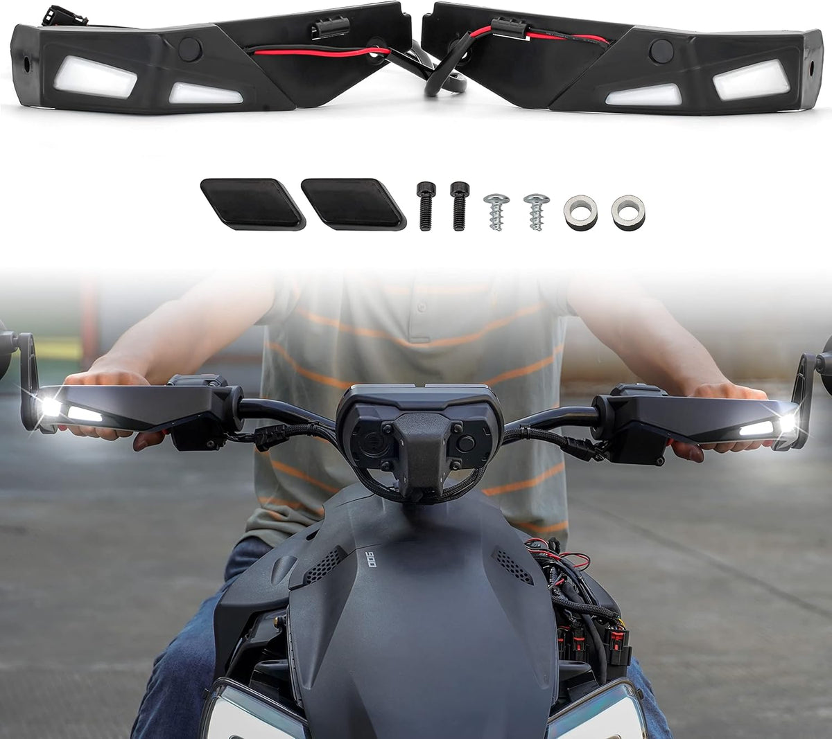 Aluminum Hand Guards LED Lights (2PCS) F90410