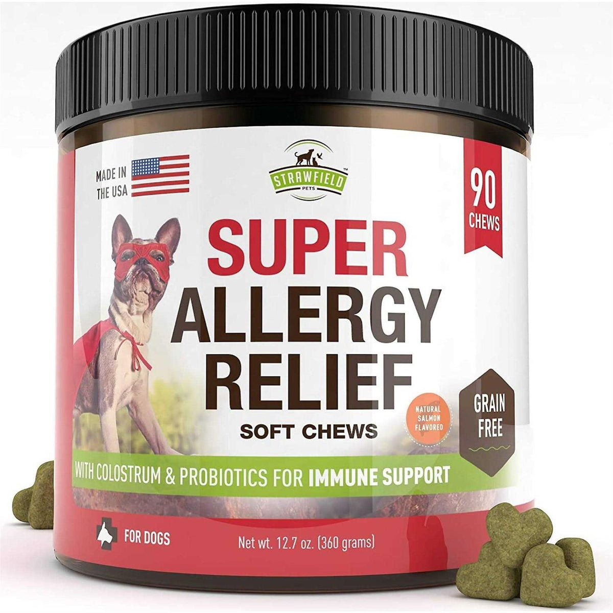 Salmon Fish Oil Soft Chews Dog Supplement G375