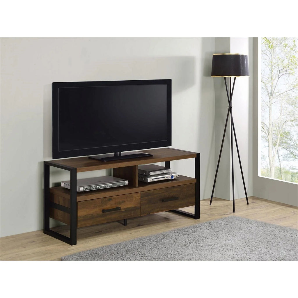 3-Drawer Farmhouse Wood TV Stand M1802