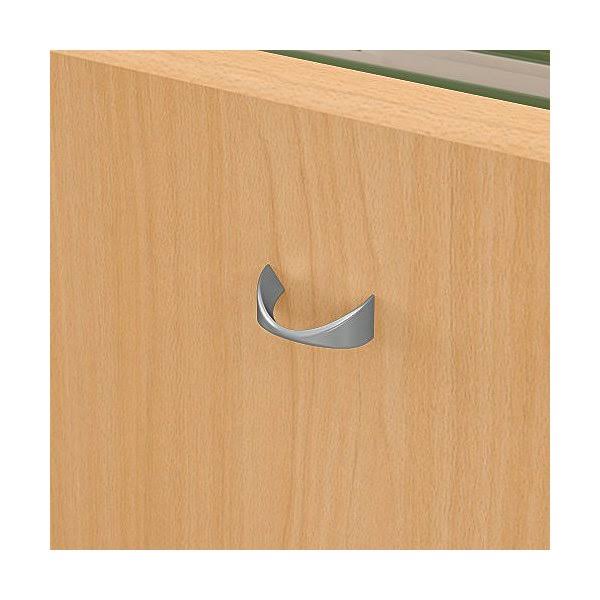 48 in. Corner Desk with Mobile File Cabinet - Beech H985961