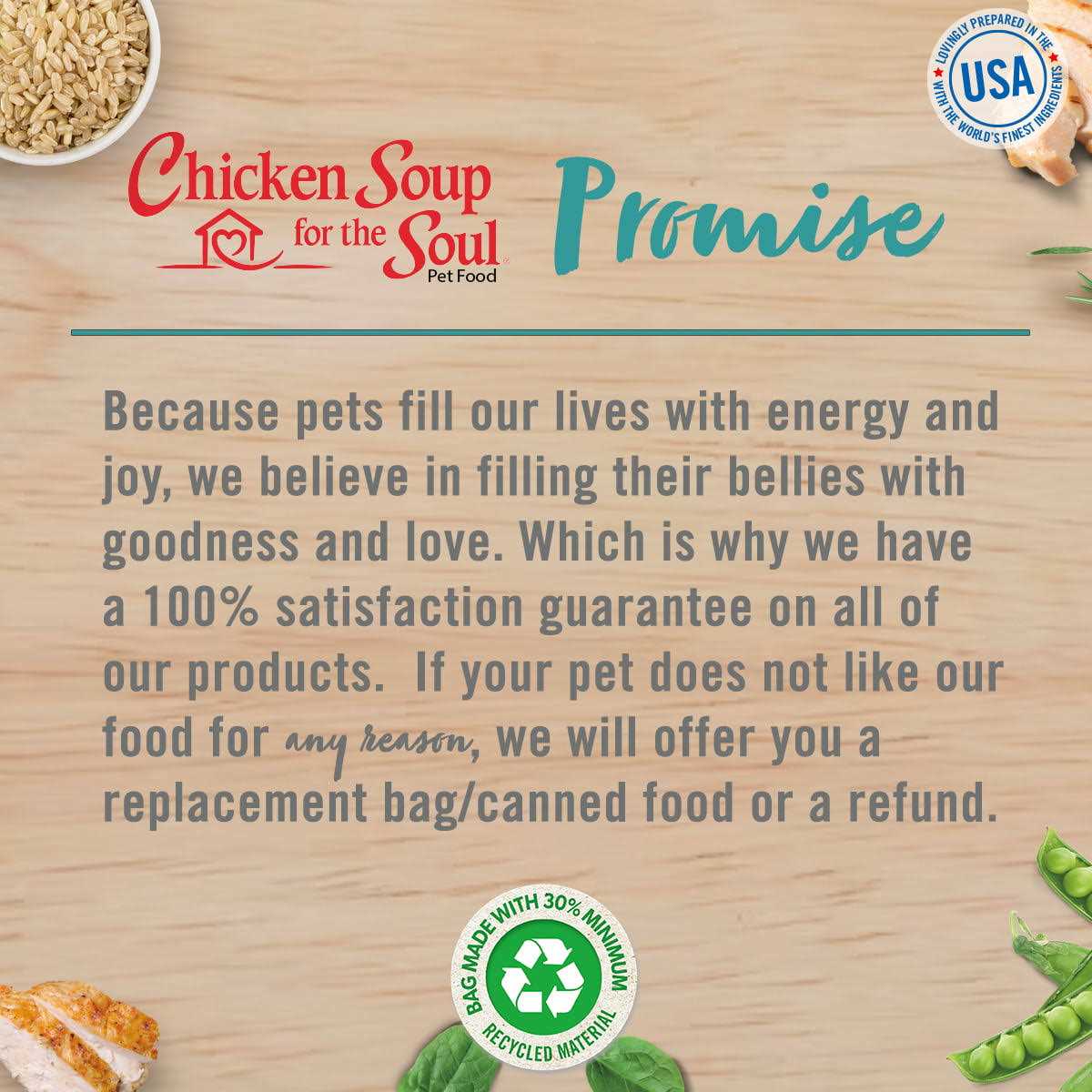 Chicken Brown Rice Recipe Dry Cat Food D504370