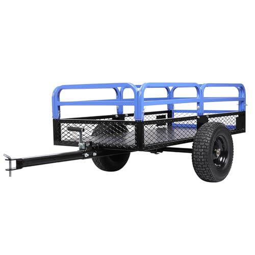 Heavy Duty Steel ATV Dump Trailer with Removable Sides and 2 Tires R714030