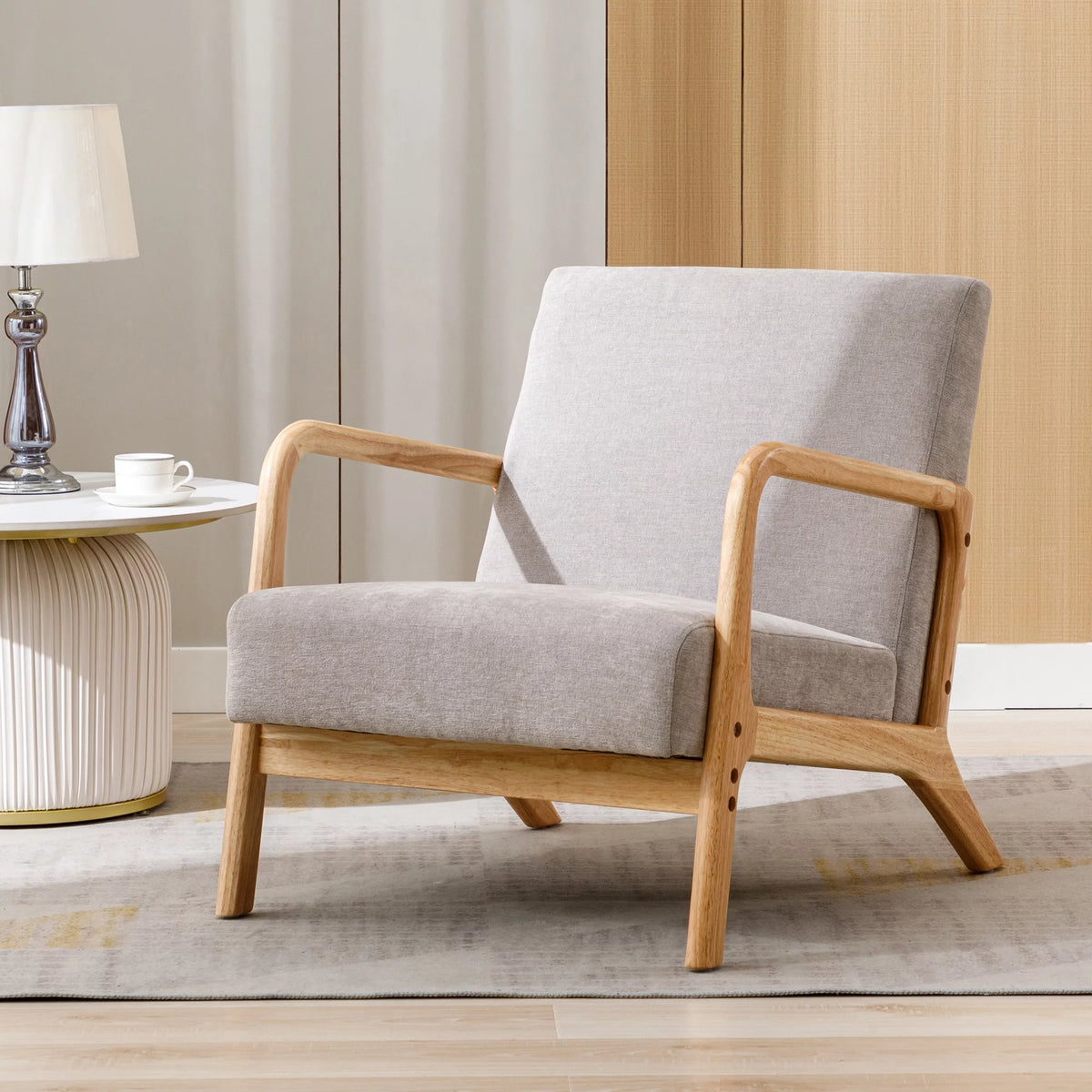 Mid Century Modern Chenille Accent Chair B62065