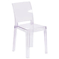 Transparent Crystal Square Back Chair P288