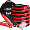 0 Gauge 20 Feet Heavy Duty Booster Cables with Carry Bag H194