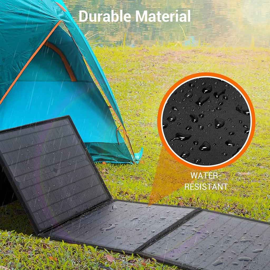 60W Portable Foldable Solar Panel with USB Port F5356