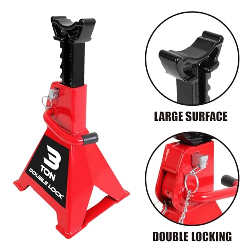 2 Ton Capacity Steel Car Jack Stands, 1 Pair L285480