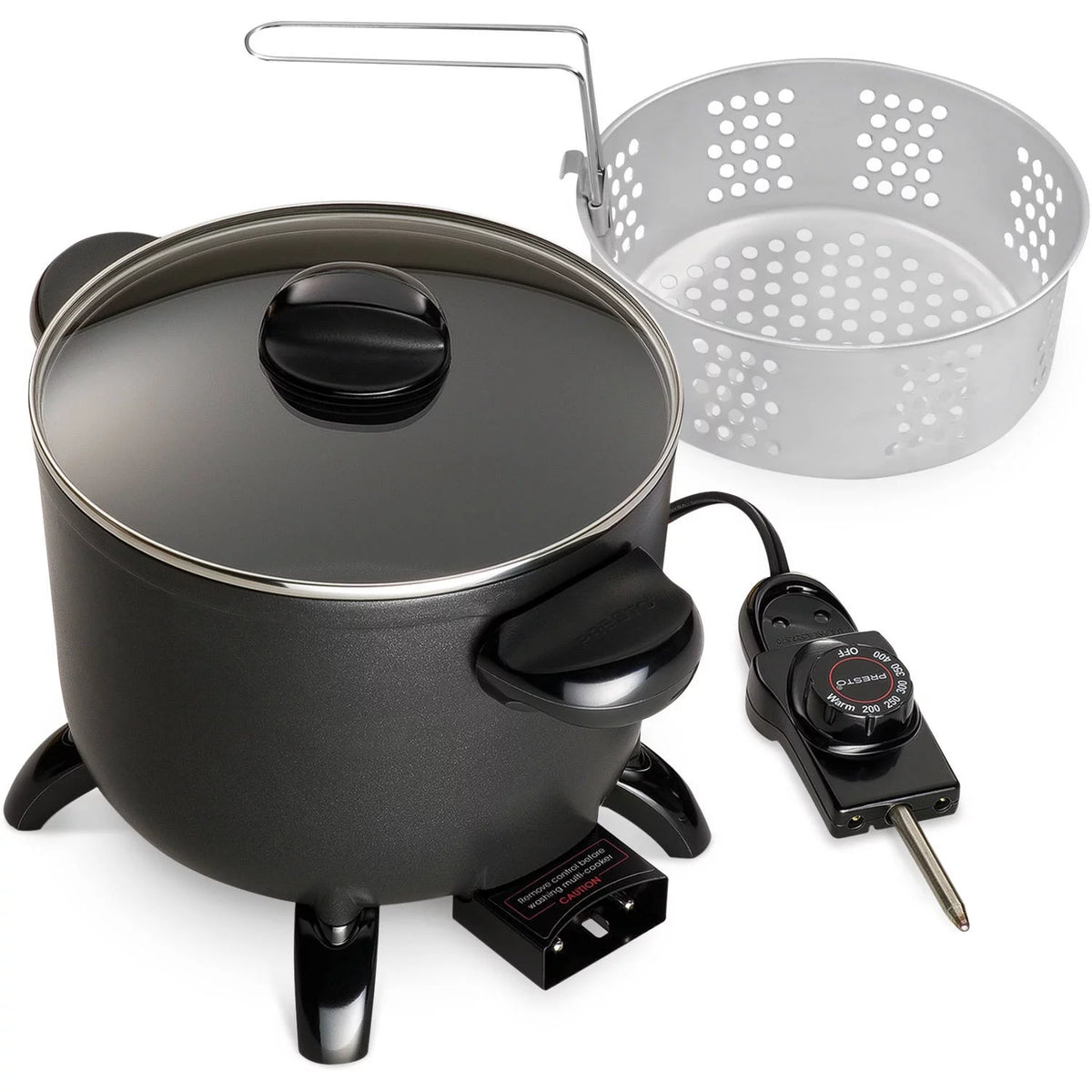 Black Multi-Cooker Steamer H609