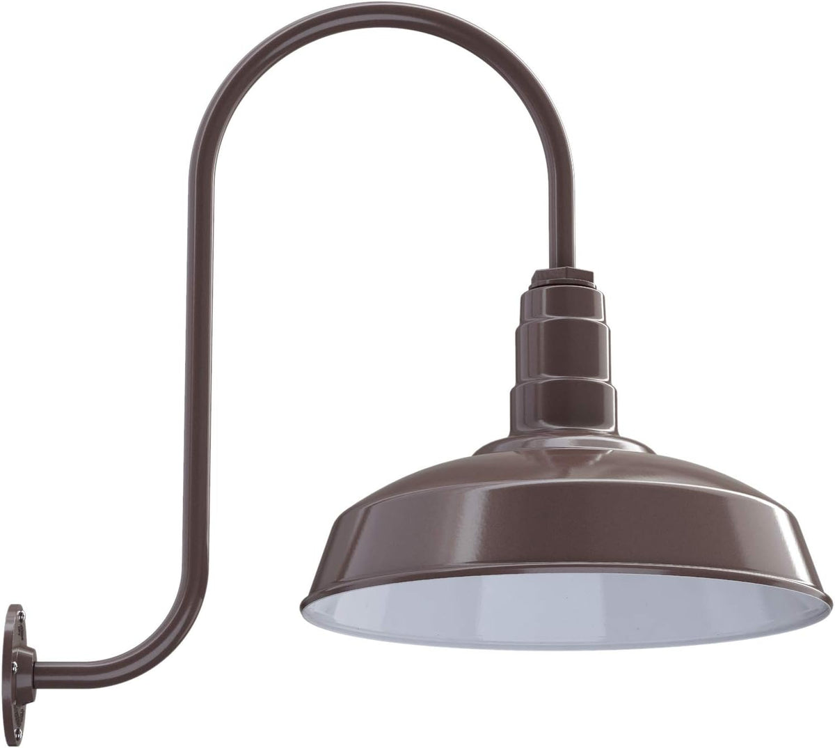 16 Dome Gooseneck Outdoor Wall Mounted Barn Light B124840