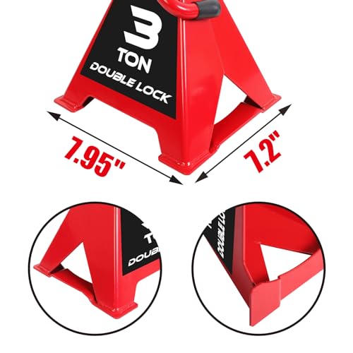 2 Ton Capacity Steel Car Jack Stands, 1 Pair L285480