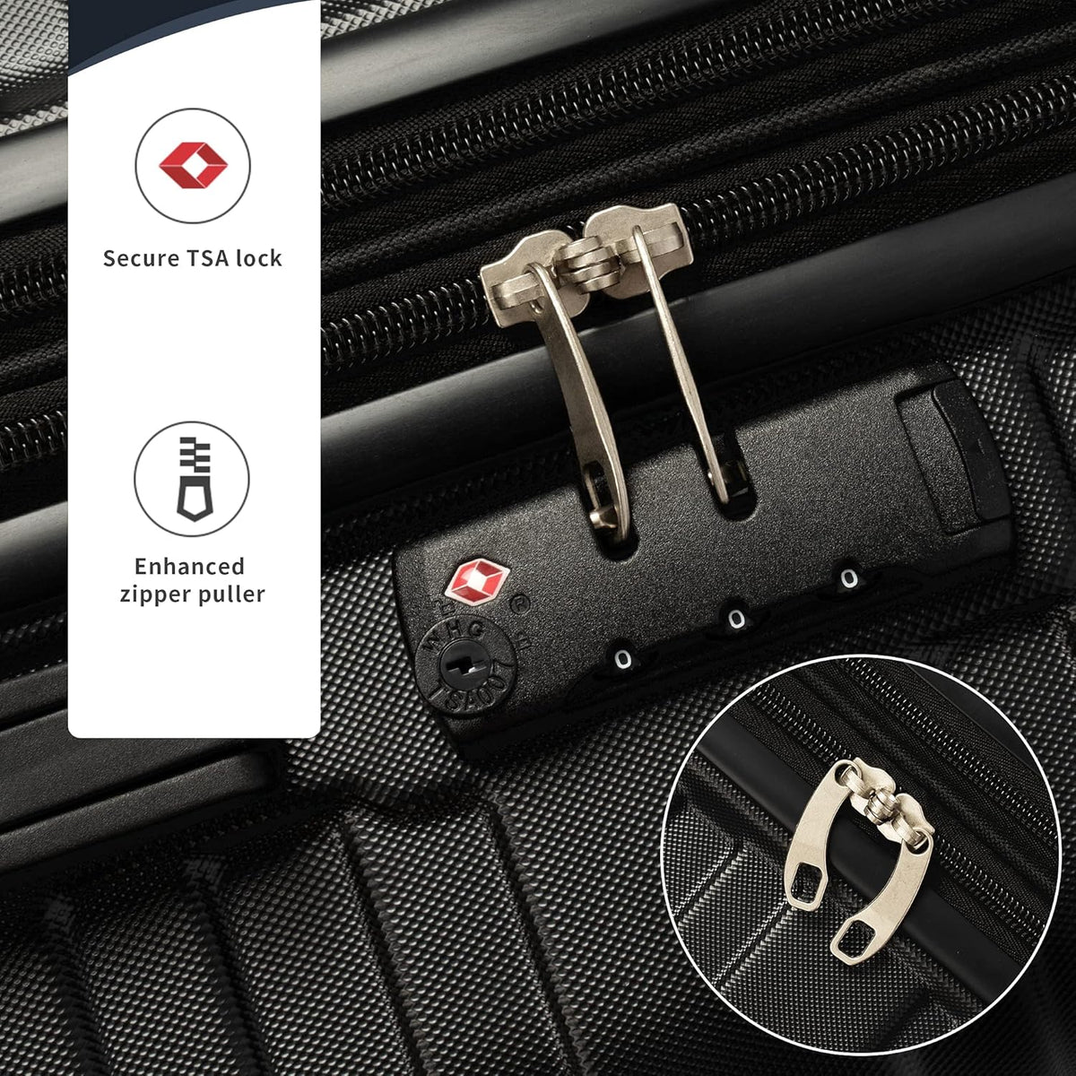 3 Piece Hard Case Expandable Luggage Set G40368
