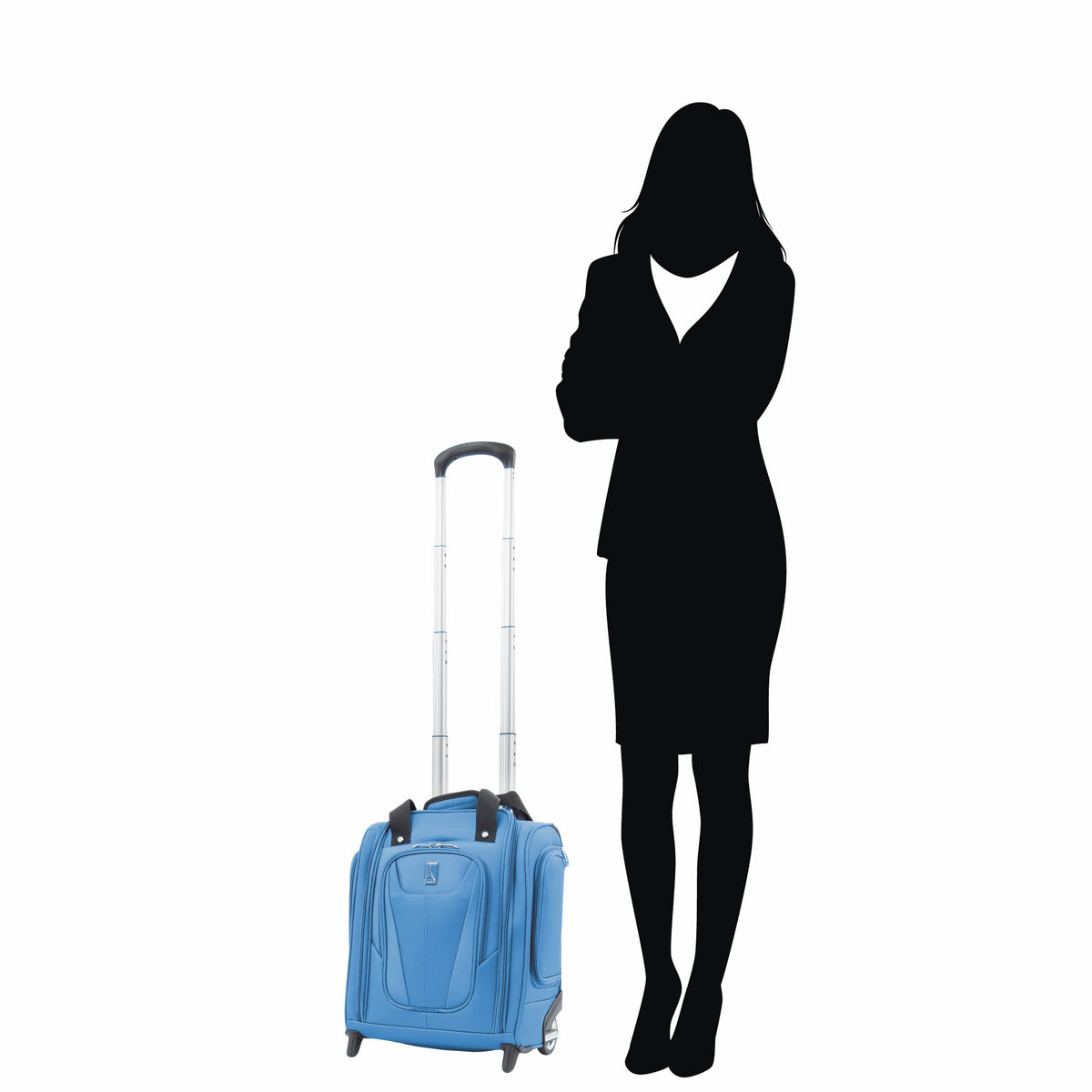 Rolling Underseat Carry on Azure Blue R645