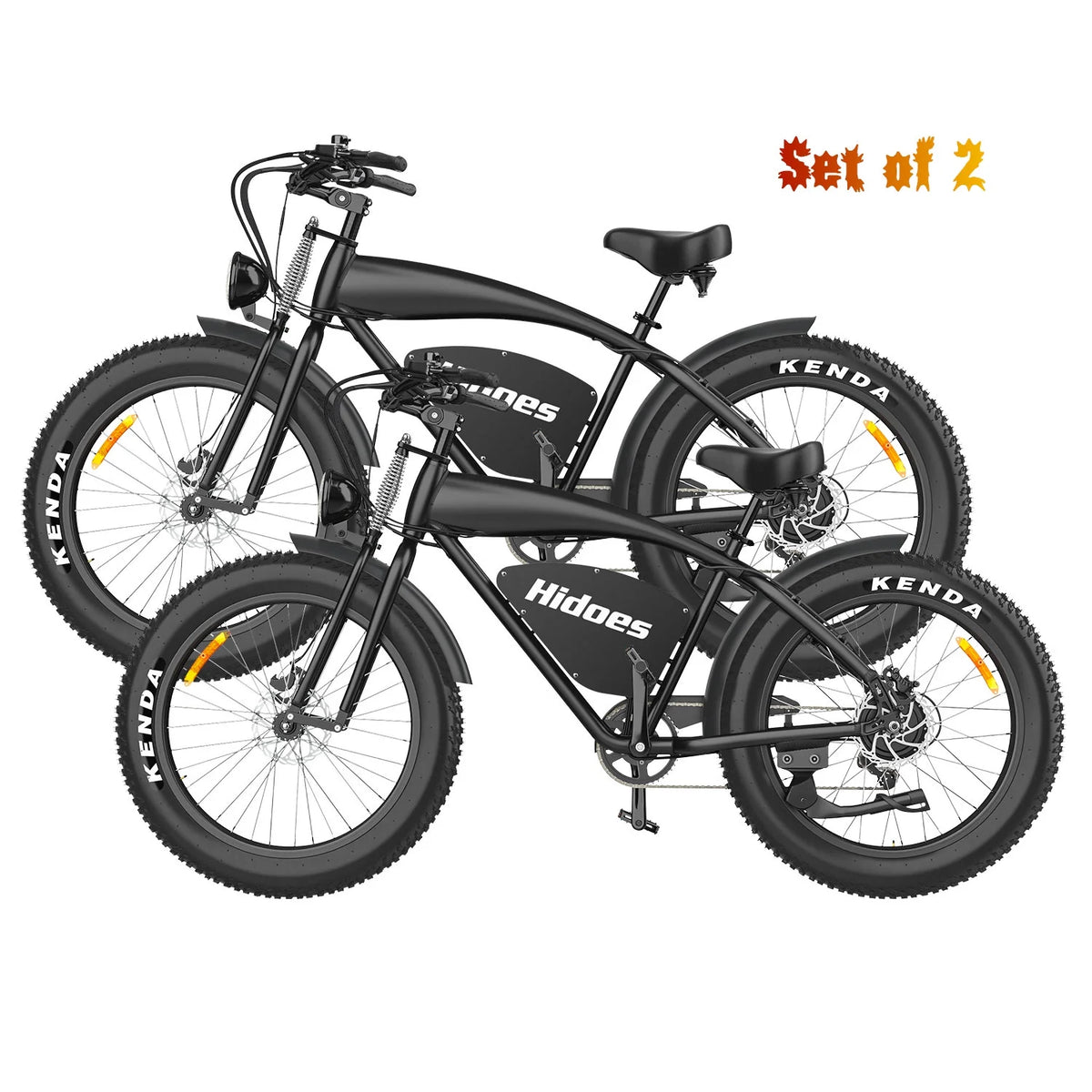 26" Fat Tire Electric Mountain Bike Set of 2 D47368