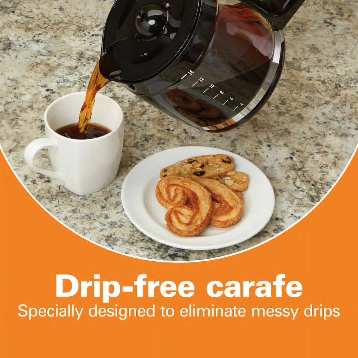 14 Cup Programmable Front-Fill Coffee Maker F573