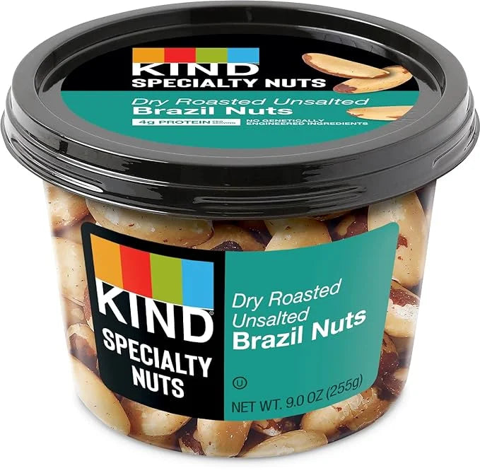 Dry Roasted Unsalted Brazil Nuts L586