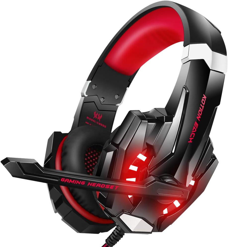 Stereo Gaming Headset with Mic, Noise Cancelling Over Ear Headphones O311